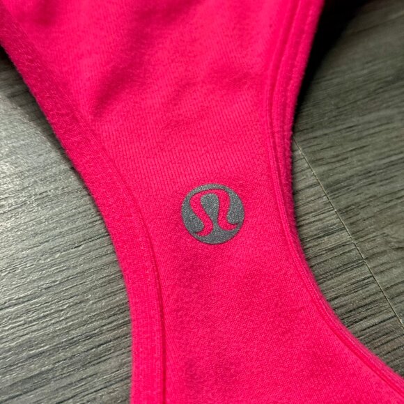 Lululemon Women's Cool Racerback Zipper Tank Top - Pink - Picture 5 of 7